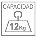 Capacidad 12 kgs Icono