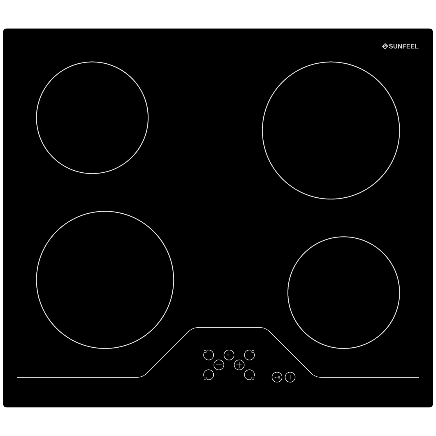Placa vitrocerámica Sunfeel PLV4FKT