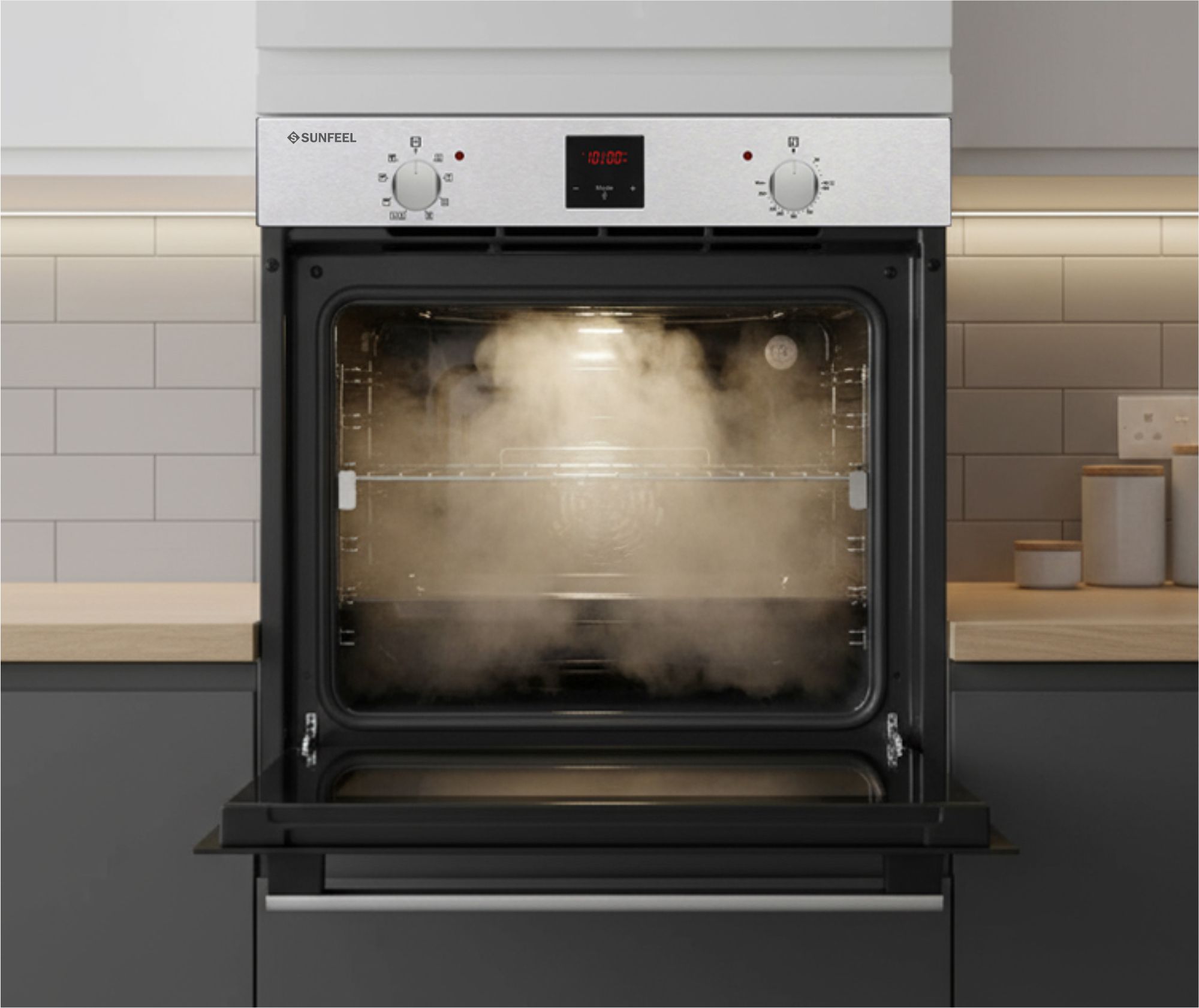 Horno Sunfeel con limpieza hidrolítica