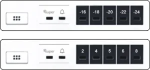 Side by Side Blanco Sunfeel Control Digital